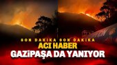 Gazipaşa'mızdaki Yangından Can Yakan Görüntüler